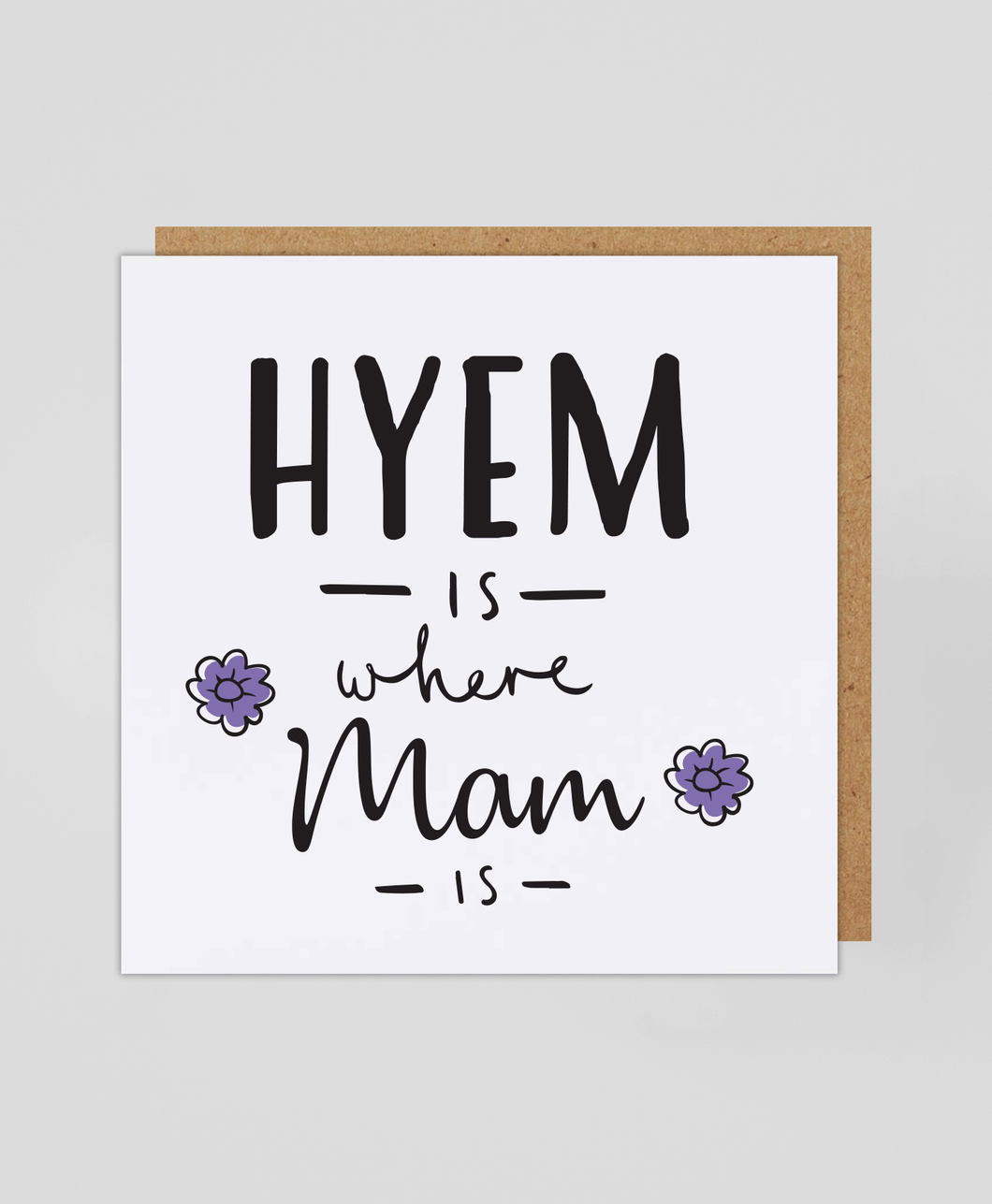 Mam Hyem - Greetings Card