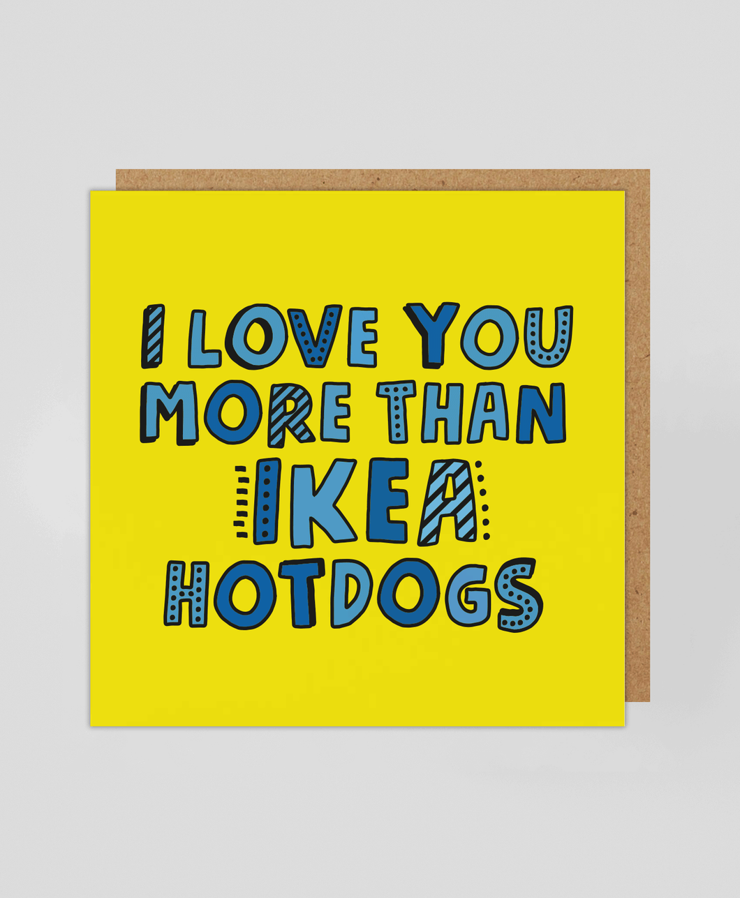 IKEA Hotdogs - Greetings Card