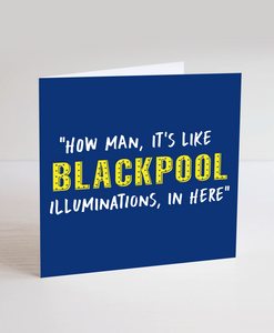 Blackpool Illuminations - Greetings Card