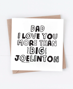 Big Joelinton - Greetings Card