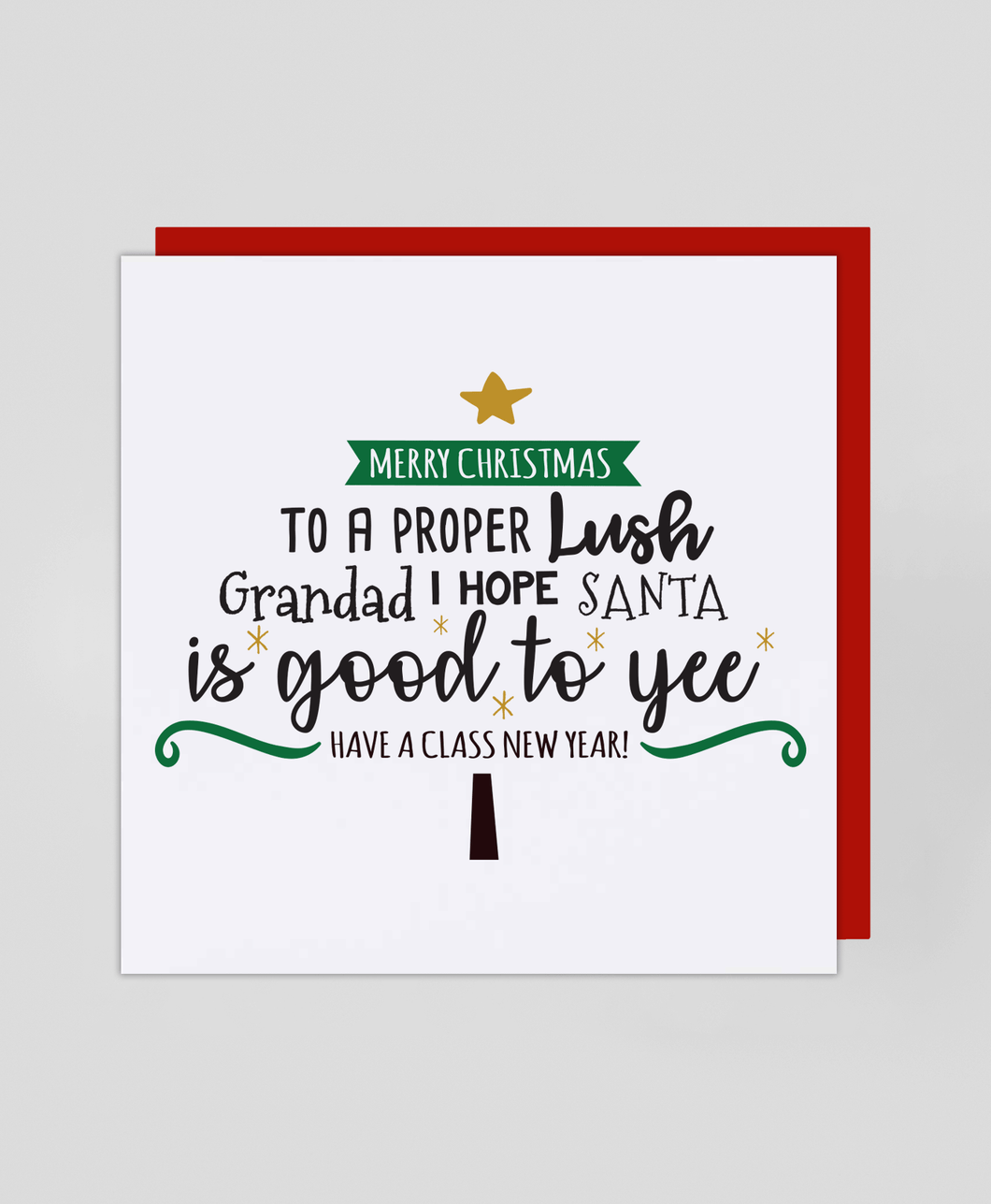 Lush Grandad - Christmas Card
