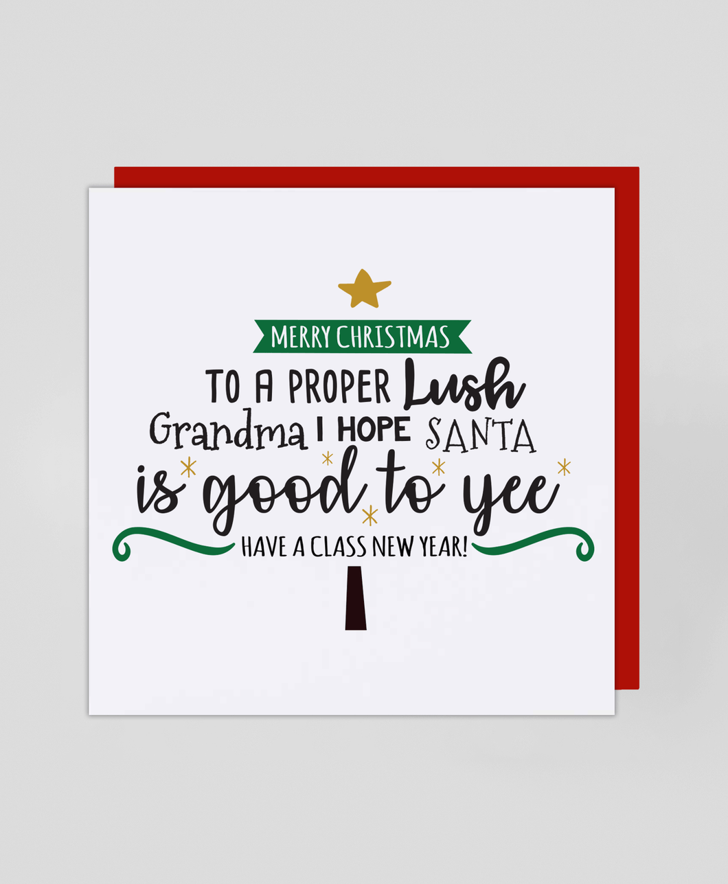 Lush Grandma - Christmas Card