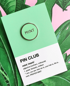 Mint - Enamel Pin Badge