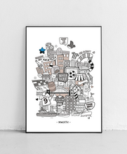 Load image into Gallery viewer, Newcastle upon Tyne - Poster Print