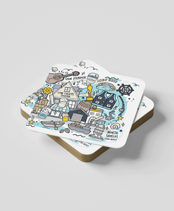 North Shields (Set of 2) - Coasters