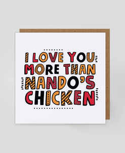 Nando's Chicken - Greetings Card