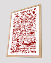 Load image into Gallery viewer, 40 Things Home To Sunderland - Poster Print
