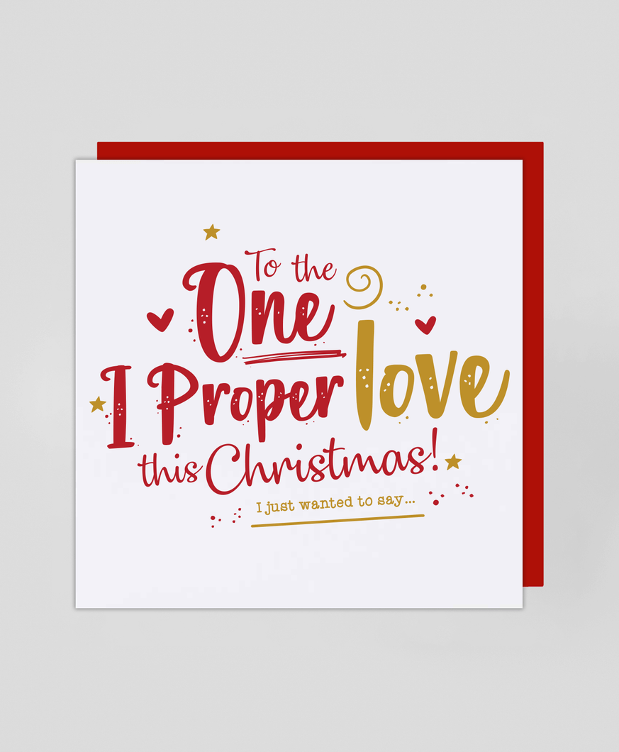 Proper Love - Christmas Card