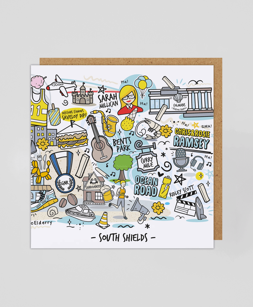 South Shields - Greetings Card