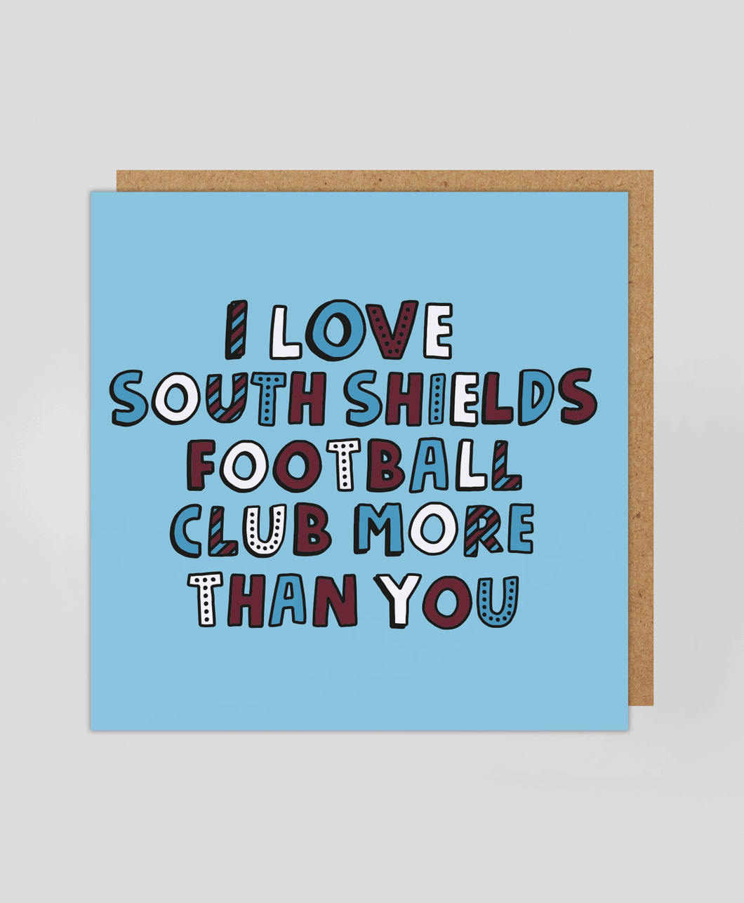 Love South Shields F.C - Greetings Card