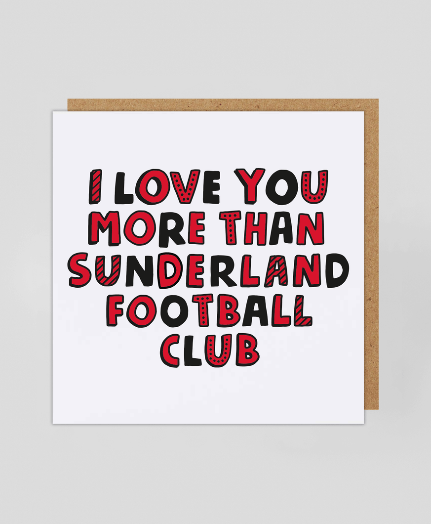 Sunderland Football Club - Greetings Card