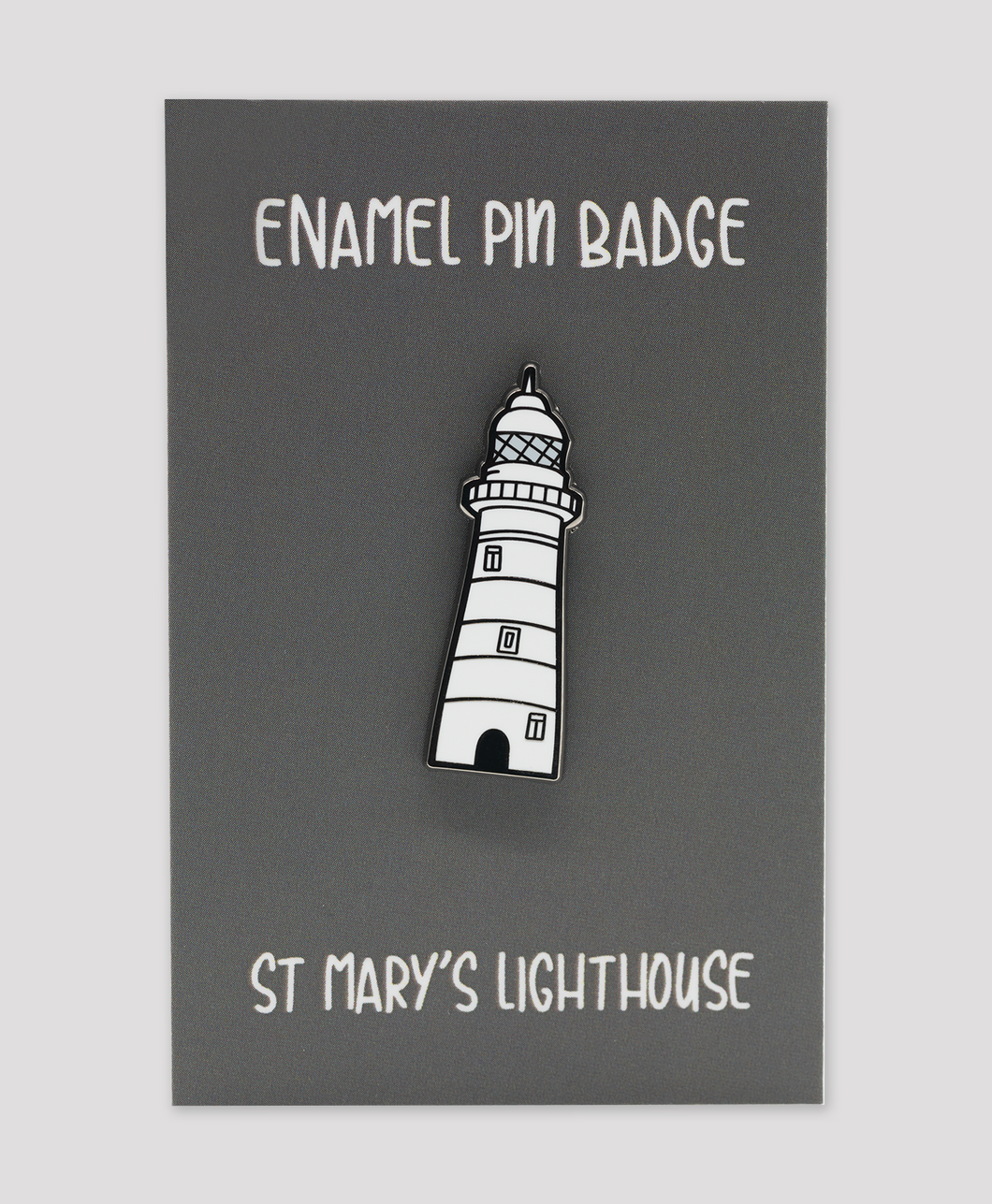 St Mary's Lighthouse - Enamel Pin Badge