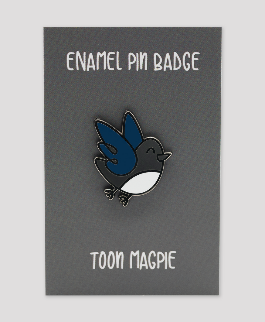 Toon Magpie - Enamel Pin Badge