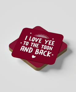 Toon & Back (Red) - Coaster