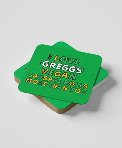 Vegan Sausage Roll - Coaster