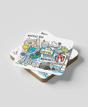 Load image into Gallery viewer, Whitley Bay (set of 2) - Coasters