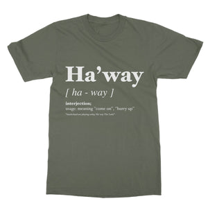 Ha'Way Sunderland Dialect - Softstyle T-Shirt